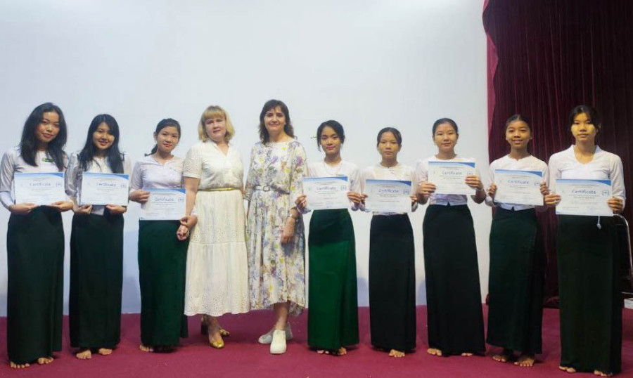 Курсы по русскому языку в Республике Союз Мьянма завершены!