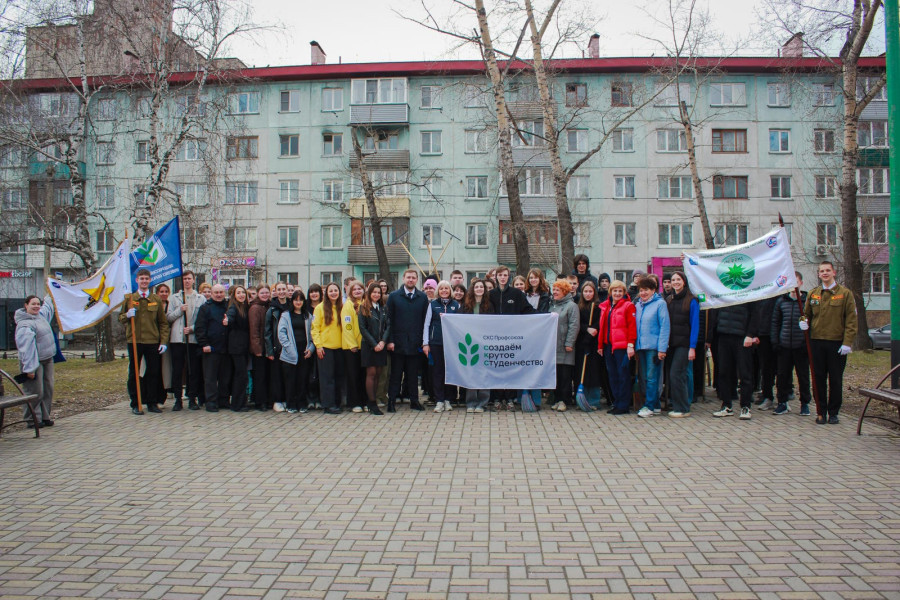 Марафон добрых дел: молодёжь Бийска объединяет усилия для благоустройства города.
